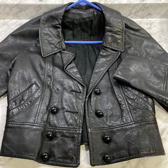 Jackets & Blazers - Real Vintage Vegan Leather Jacket